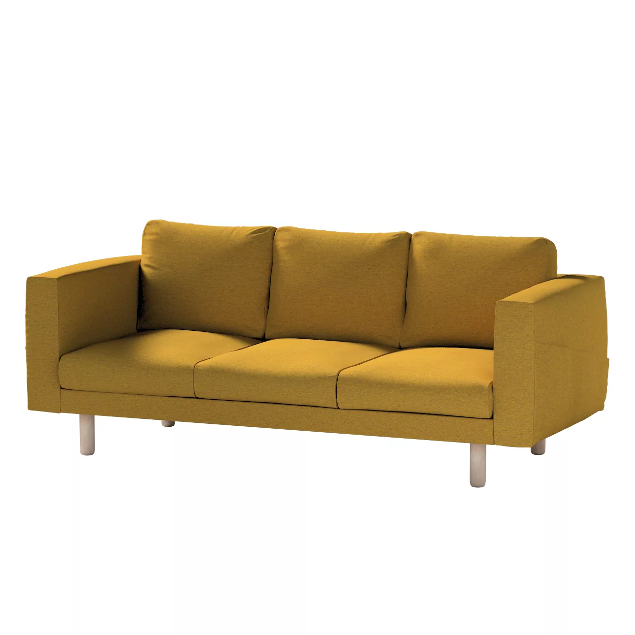 Bezug für Norsborg 3-Sitzer Sofa, gelb, Norsborg 3-Sitzer Sofabezug, Madrid günstig online kaufen