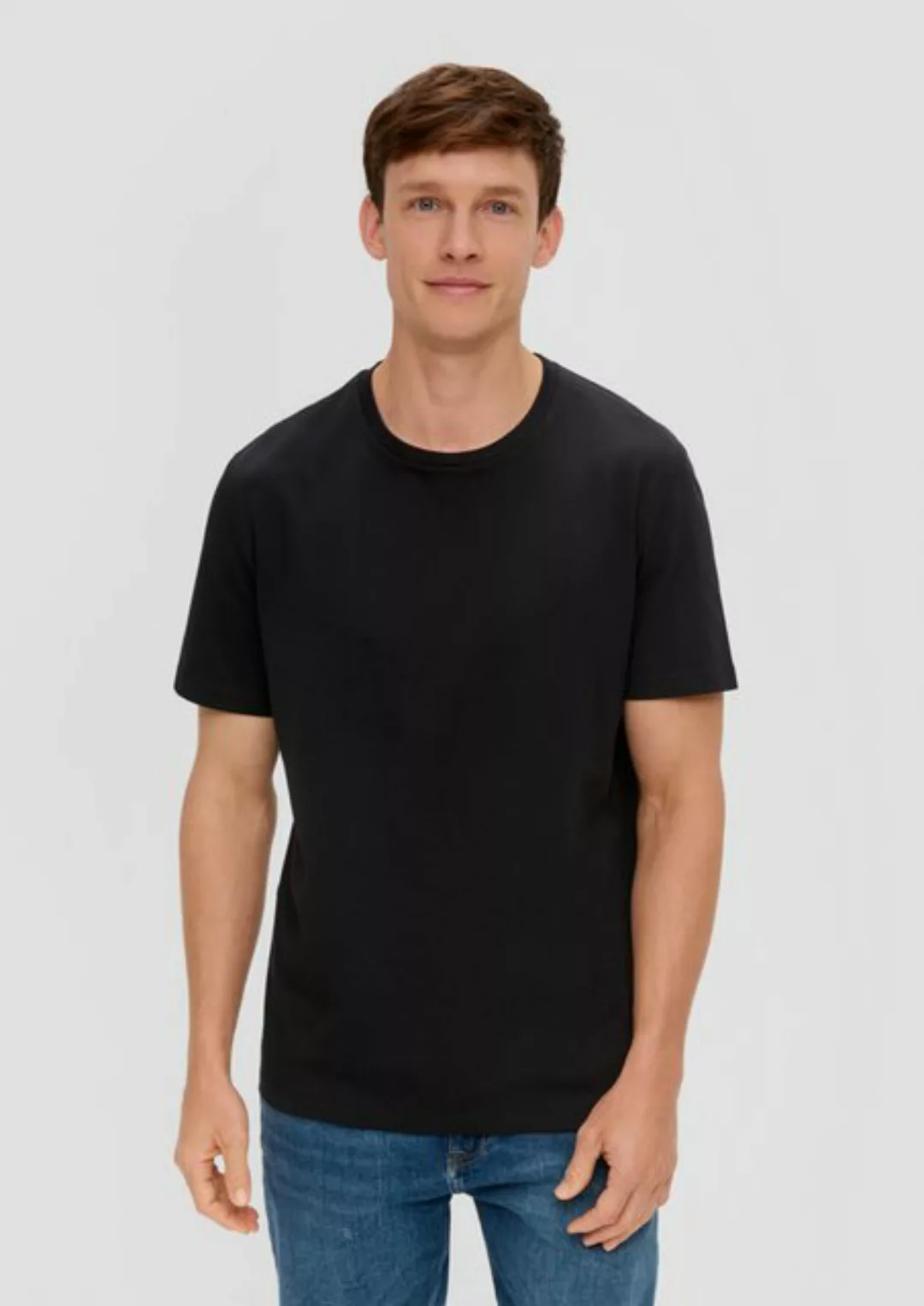 s.Oliver Kurzarmshirt Basic-T-Shirt aus Baumwolle im 2er-Pack günstig online kaufen