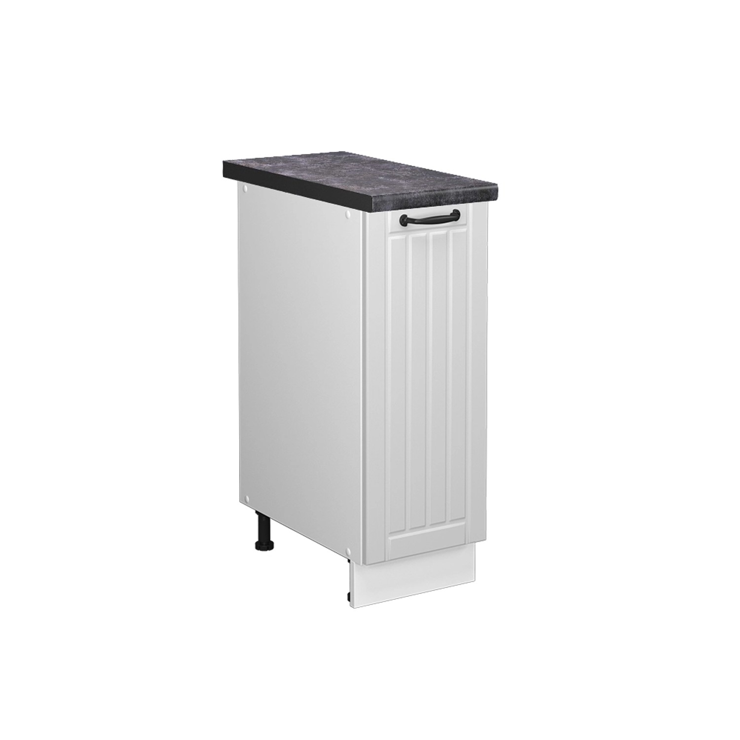 Vicco Apothekerschrank Fame-Line, Weiß Landhaus/Weiß, 30 günstig online kaufen