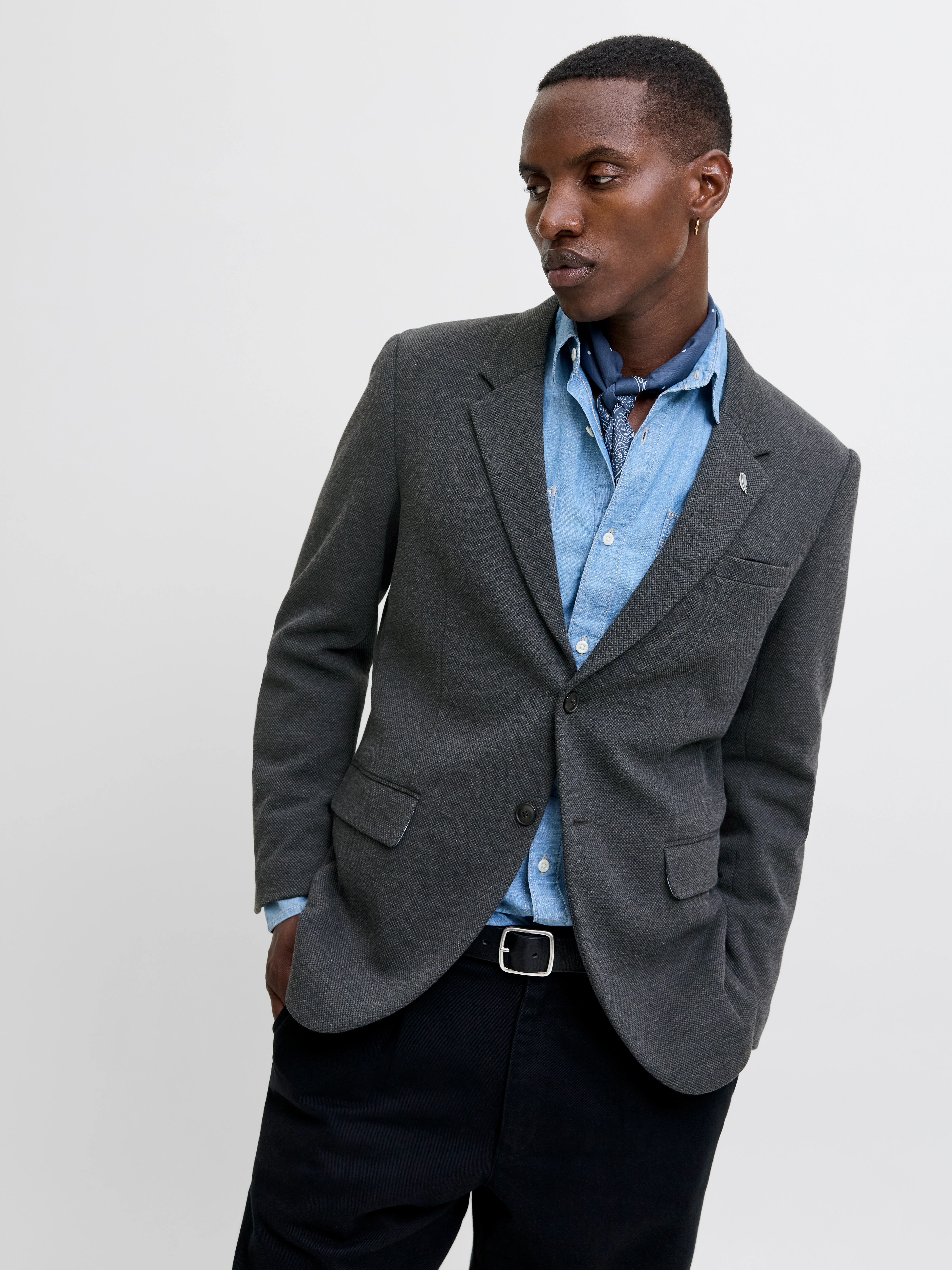 Jack & Jones Sakko "JPRMARTIN LEEDS JERSEY BLAZER HR02 SN" günstig online kaufen