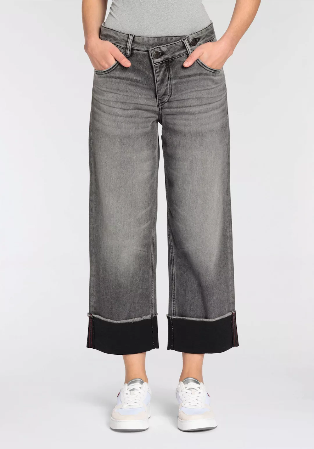 Herrlicher Weite Jeans "Mäze Organic Denim Brushed" günstig online kaufen