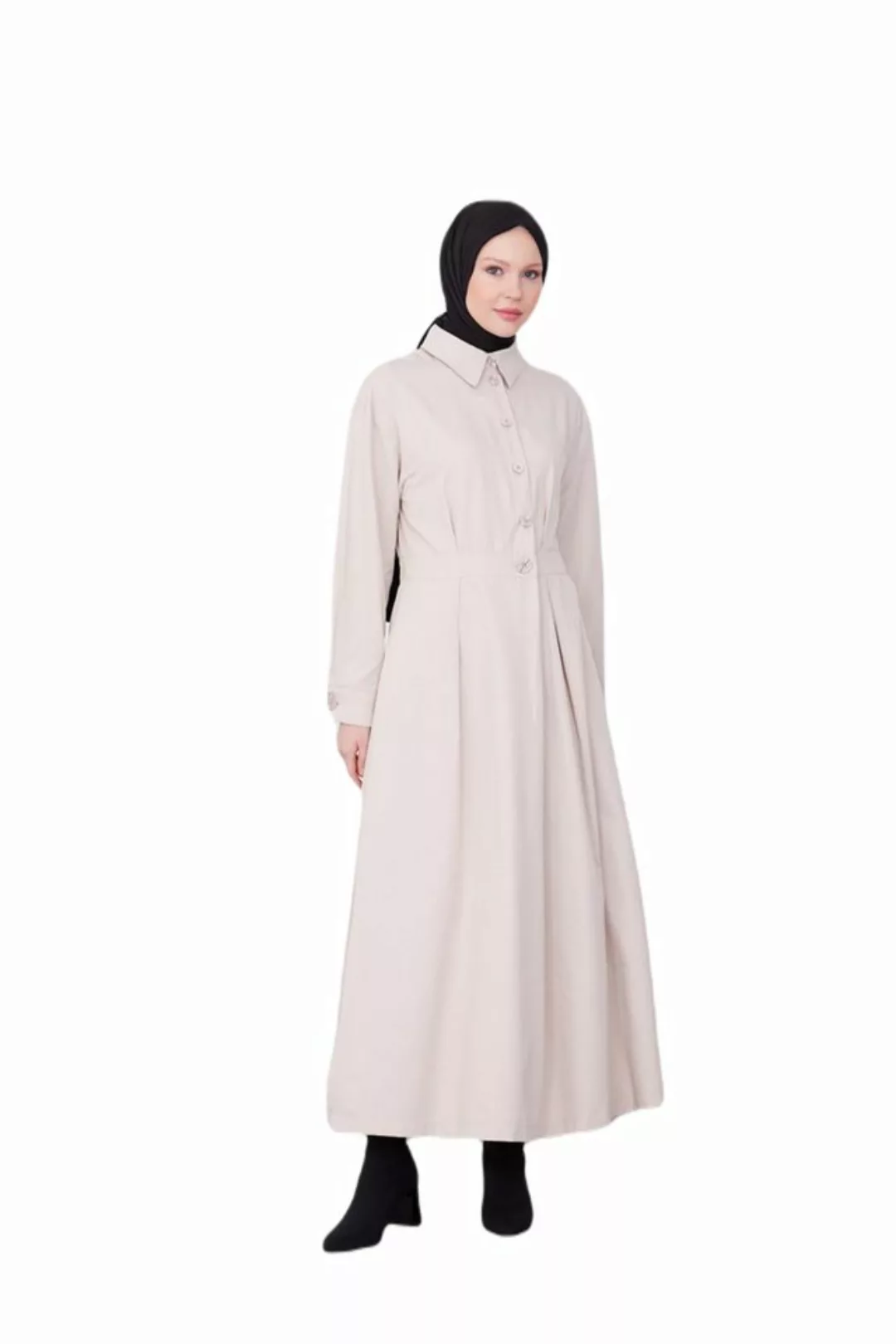 ARMİNE Maxikleid Armine-Kleid mit Kreuzverschluss und elastischem Taillende günstig online kaufen