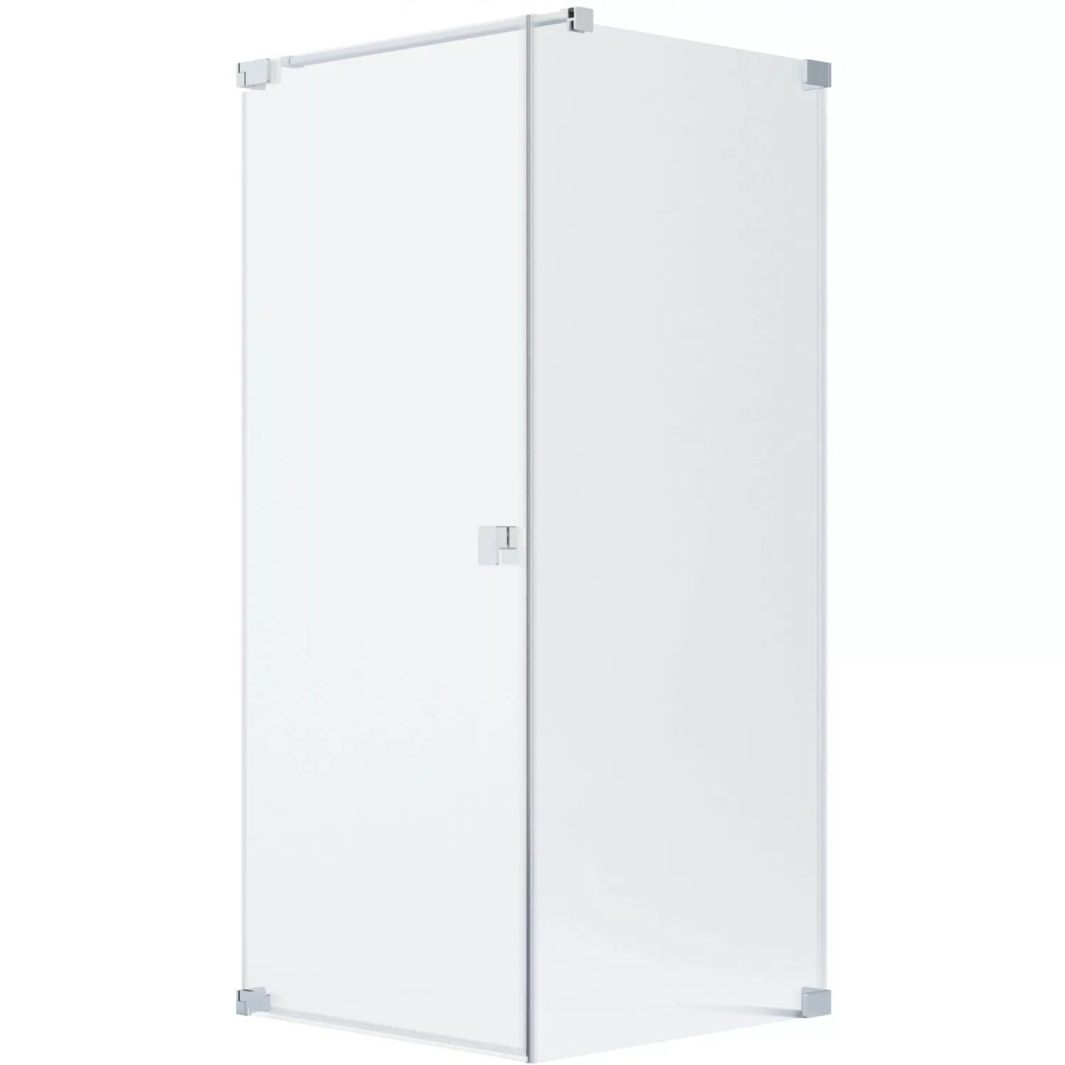 Schöner Wohnen Eckdusche Drehtür und Seitenwand Silbermatt 90 x 90 x 200 cm günstig online kaufen