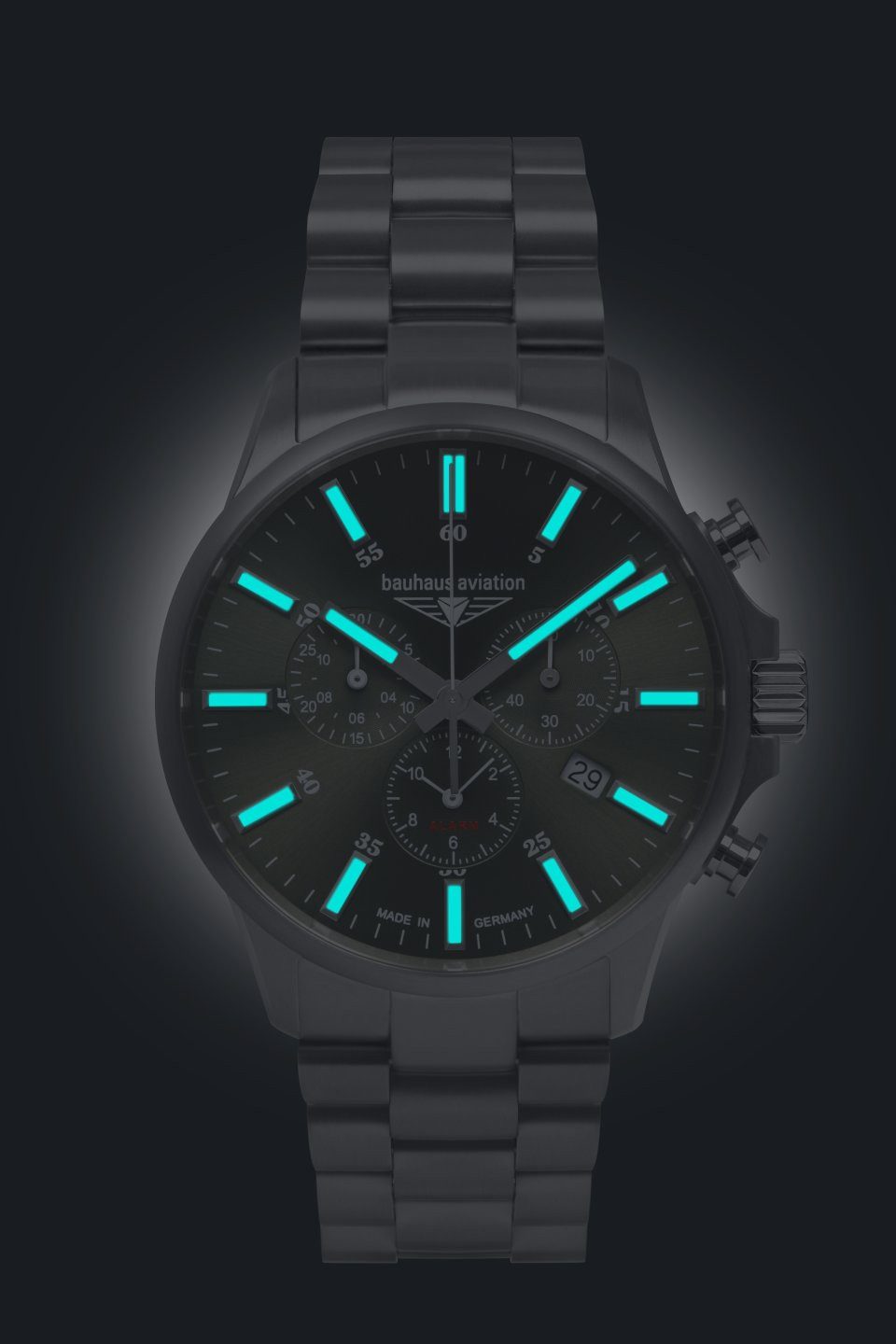 bauhaus Chronograph Bauhaus Aviation 2880M-4, Armbanduhr, günstig online kaufen