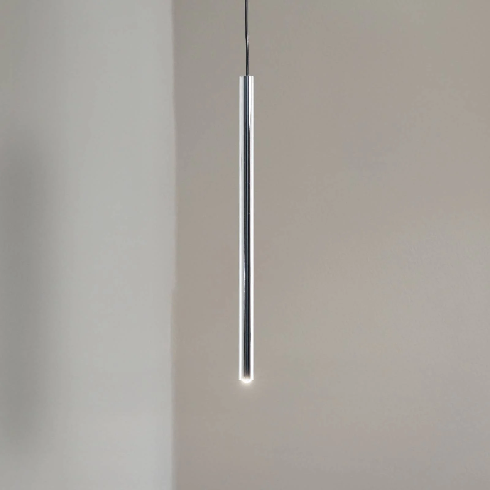 Hängeleuchte Sopel Lux, 1-flammig, schwarz/silber, G9 günstig online kaufen