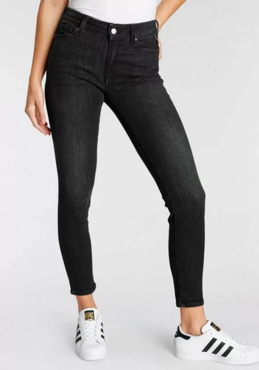 Replay Skinny-fit-Jeans Luzien POWER STRETCH - High Waist günstig online kaufen