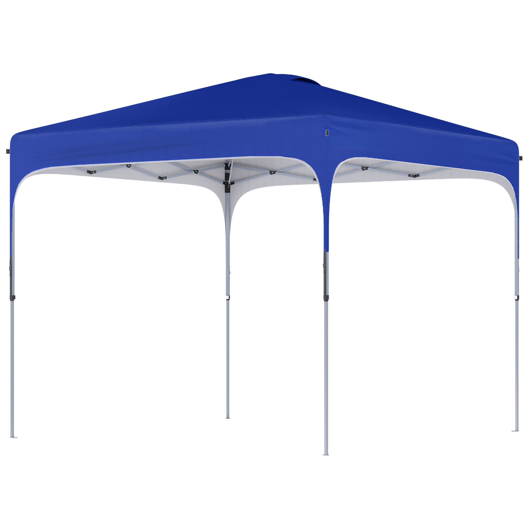 Outsunny Gartenpavillon 2,5x2,5 m Pop Up, Klappbarer Pavillon mit Höhenvers günstig online kaufen