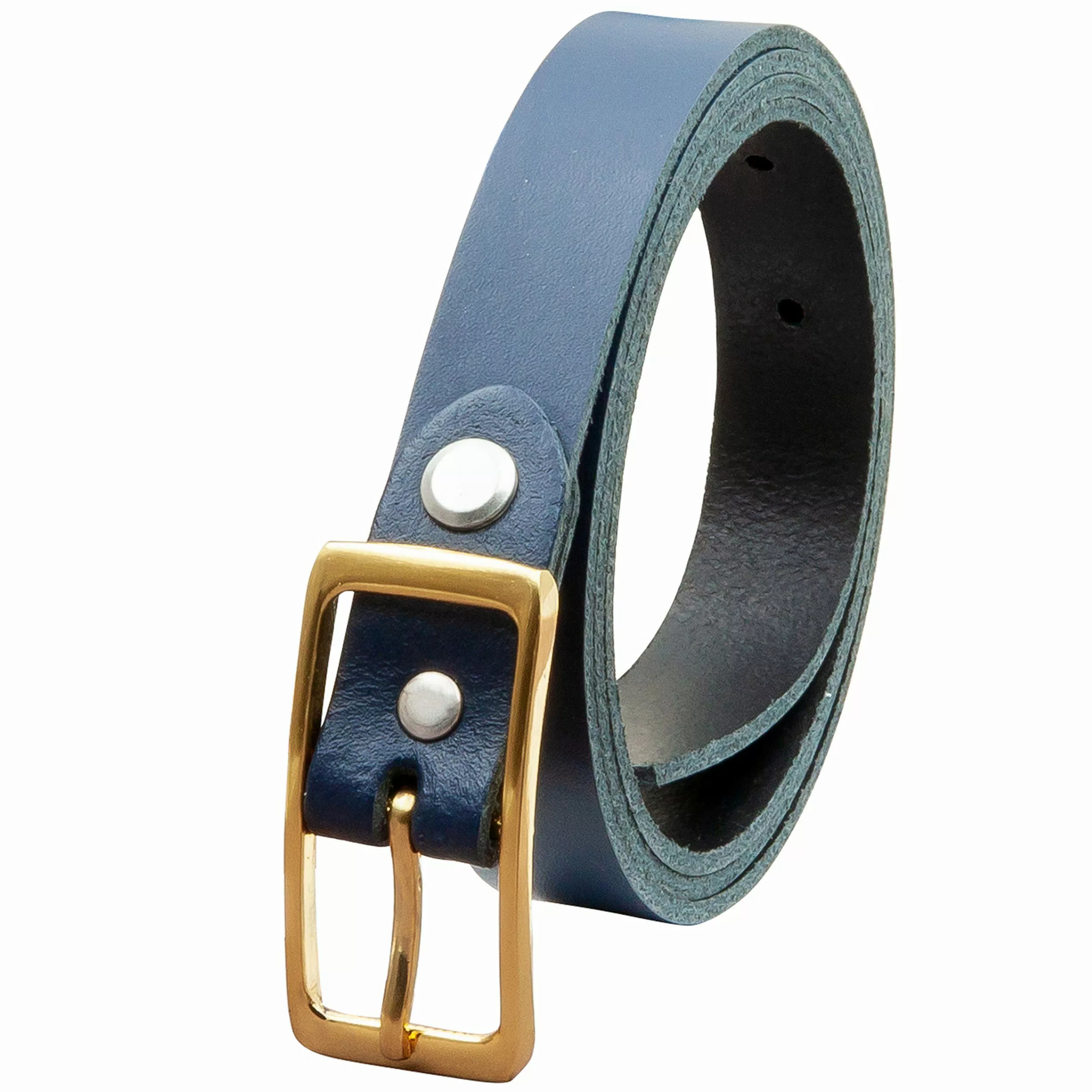 COLOGNEBELT Ledergürtel OM12-SL-Dunkelblau MADE IN GERMANY, günstig online kaufen