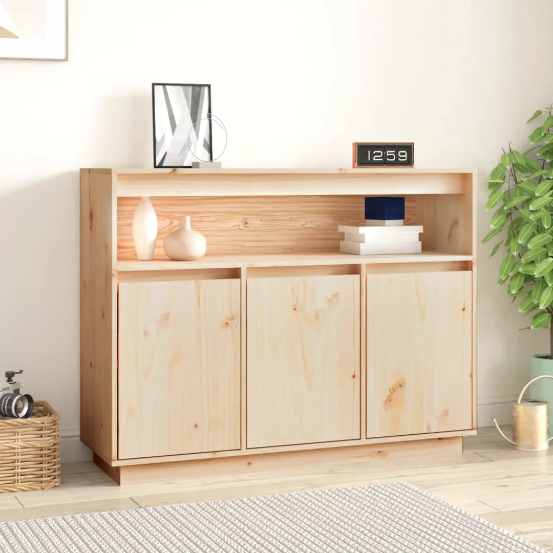 Vidaxl Sideboard 104,5x34x80 Cm Massivholz Kiefer günstig online kaufen