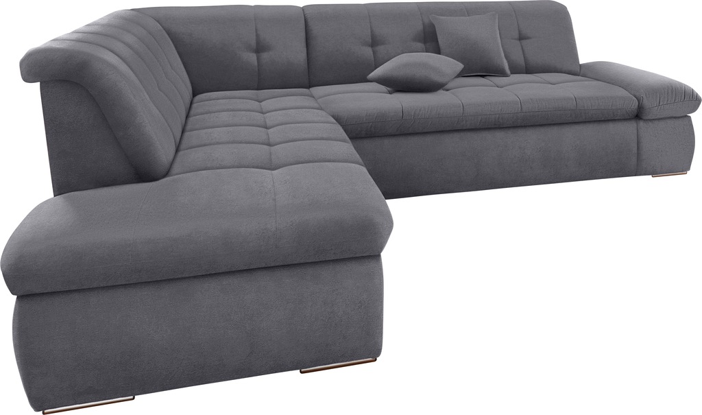 DOMO collection Ecksofa "Moric Luxus incl. Zierkissen B/T/H: 273/216/80 cm" günstig online kaufen