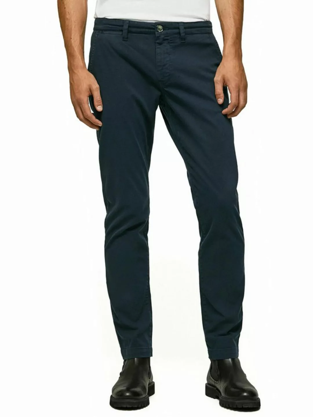 Pepe Jeans Chinohose Slim Fit Navyblau - Charly Dulwich günstig online kaufen