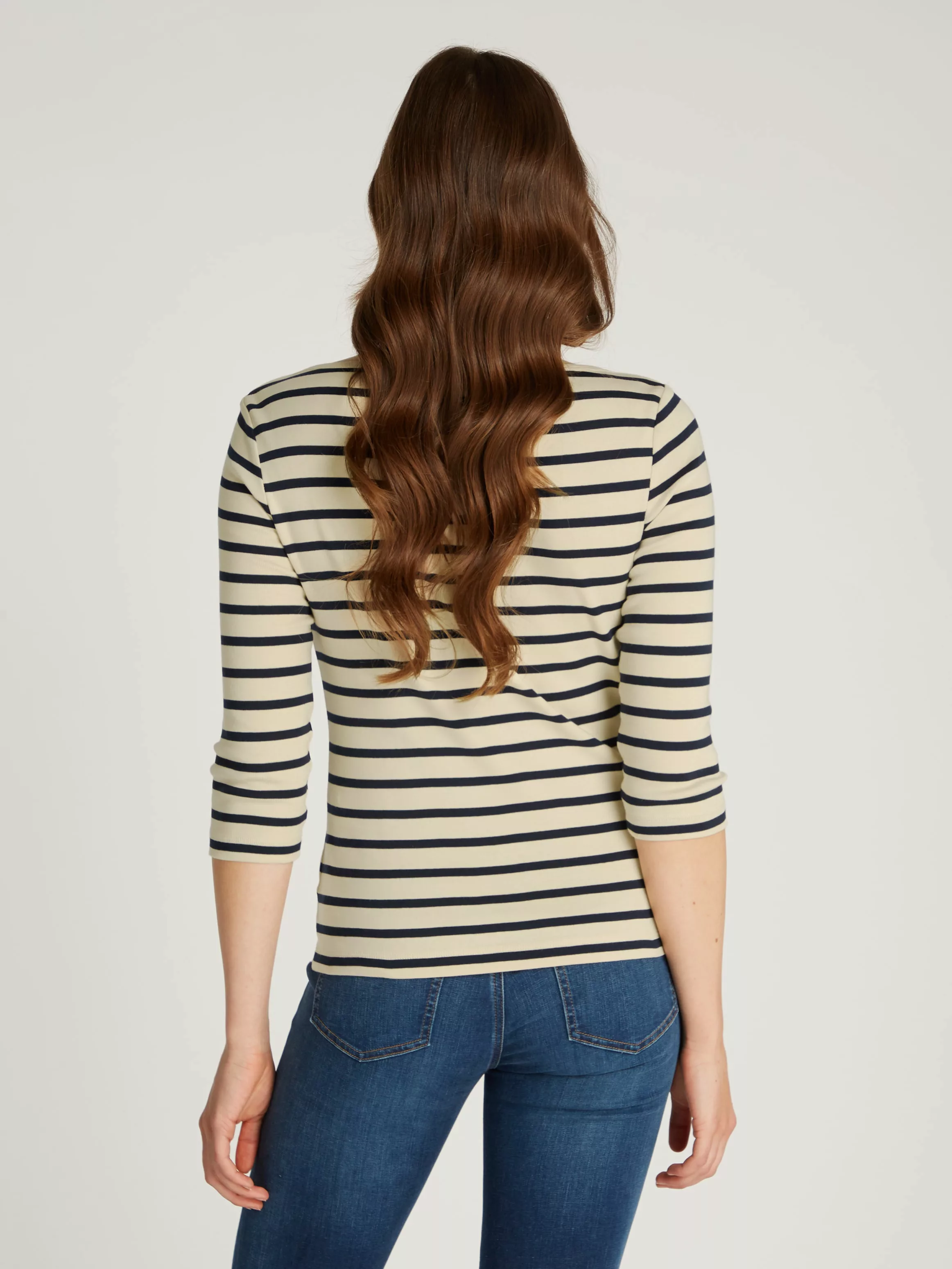 Tommy Hilfiger 3/4-Arm-Shirt "NEW CODY SLIM BOAT-NK 3/4SLV mit U-Boot und S günstig online kaufen