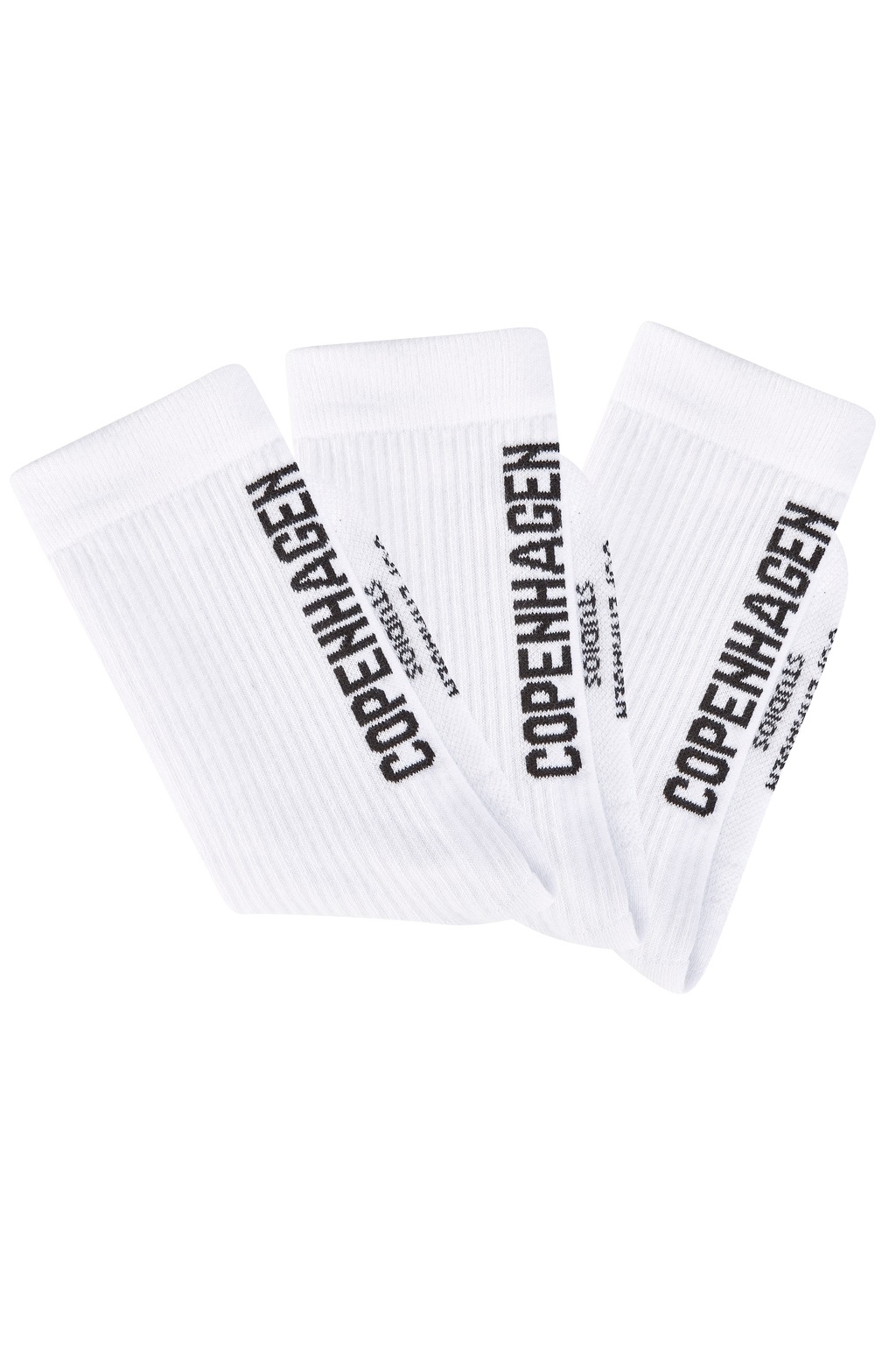 Copenhagen Studios Tennissocken, (Packung, 3 Paar), mit großem Schriftzug günstig online kaufen