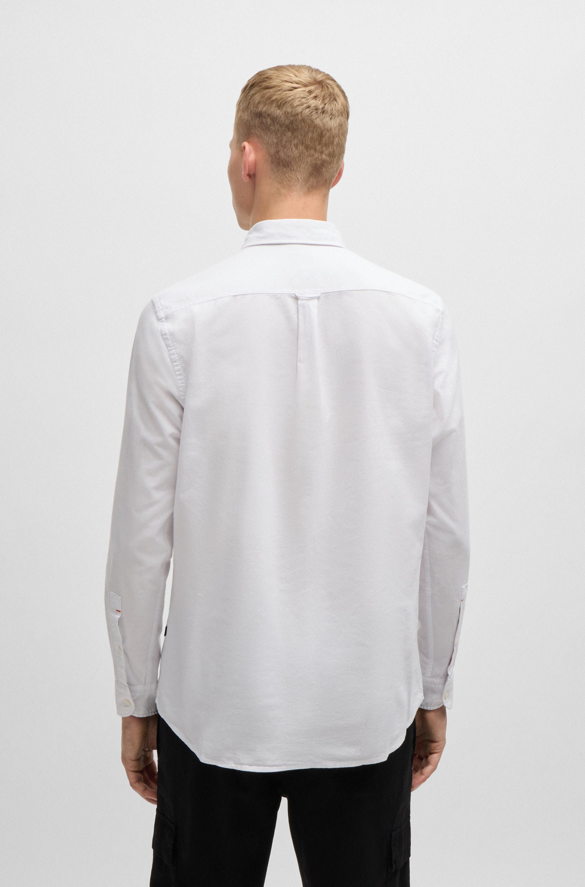 BOSS ORANGE Businesshemd Rickert mit Button-down-Kragen günstig online kaufen
