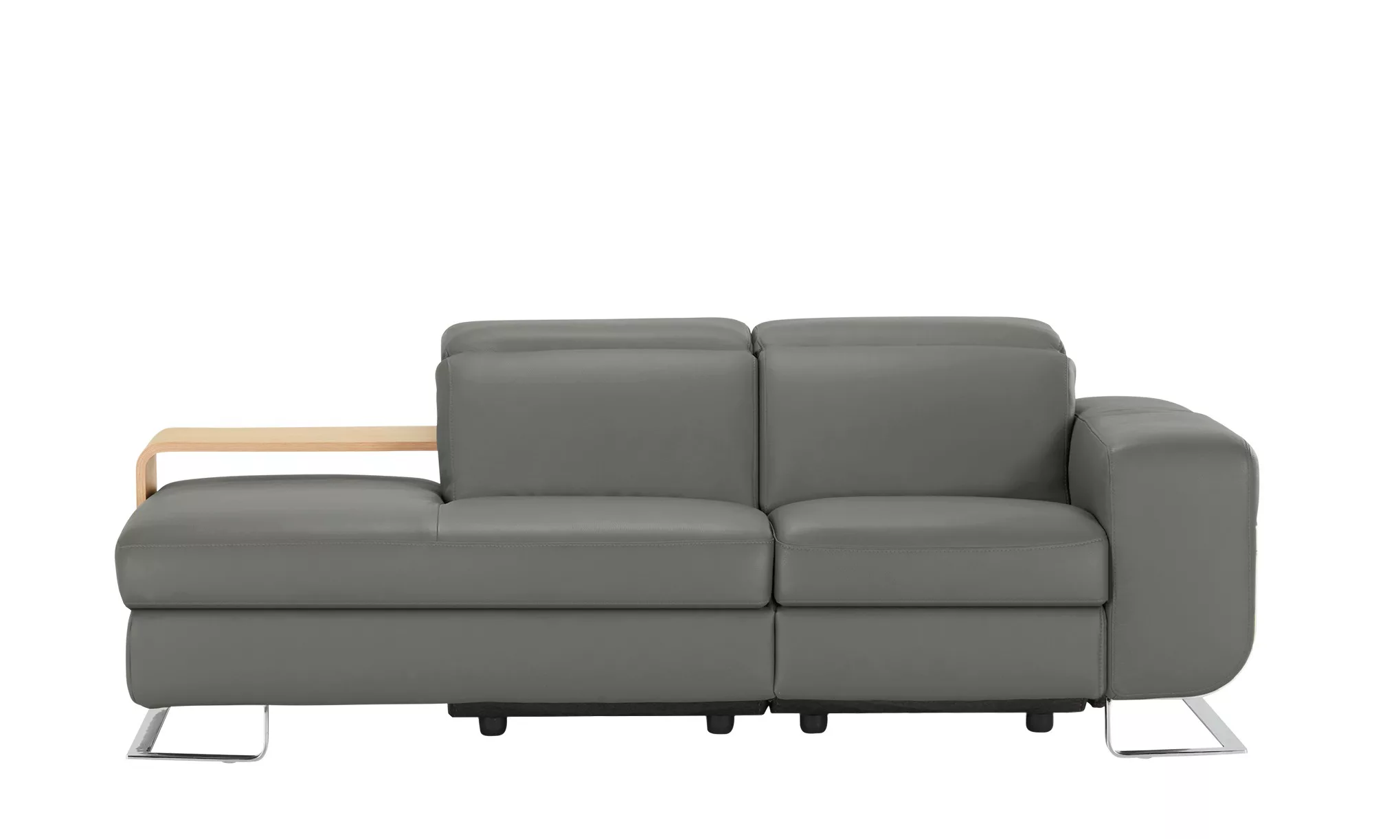 JOOP! Ledersofa  8151 ¦ grau ¦ Maße (cm): B: 211 H: 74 T: 111 Polstermöbel günstig online kaufen