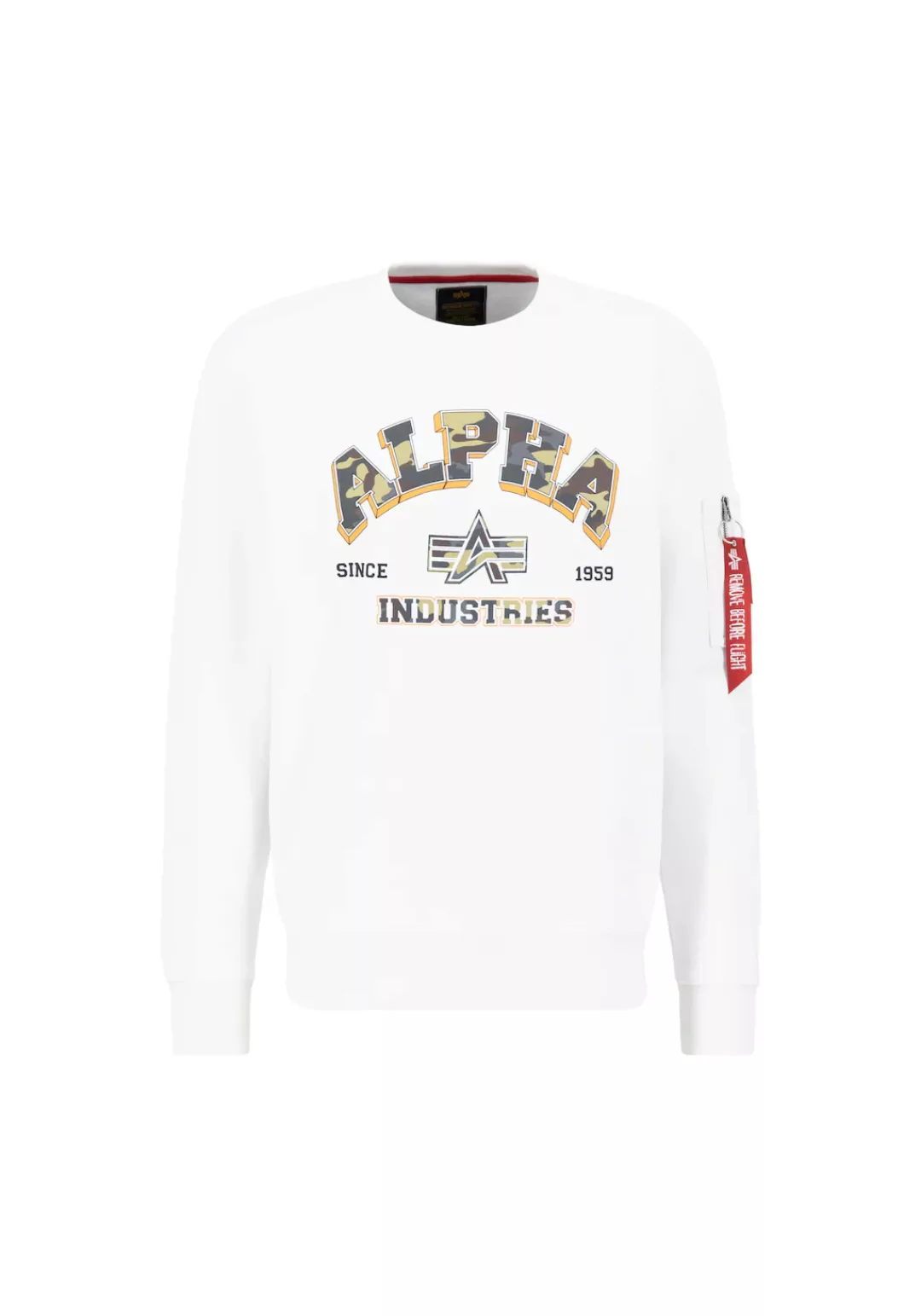 Alpha Industries Sweater "College Camo Sweatshirt Sweatshirt" günstig online kaufen