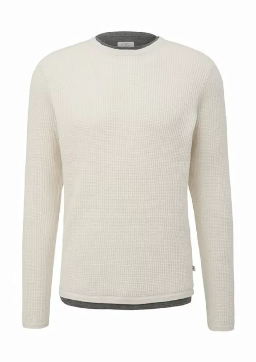 QS Strickpullover mit schlichtem Strick-Muster günstig online kaufen