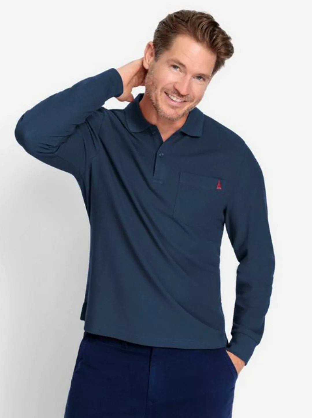 Poloshirt "Langarm-Shirt", (1 tlg.) günstig online kaufen