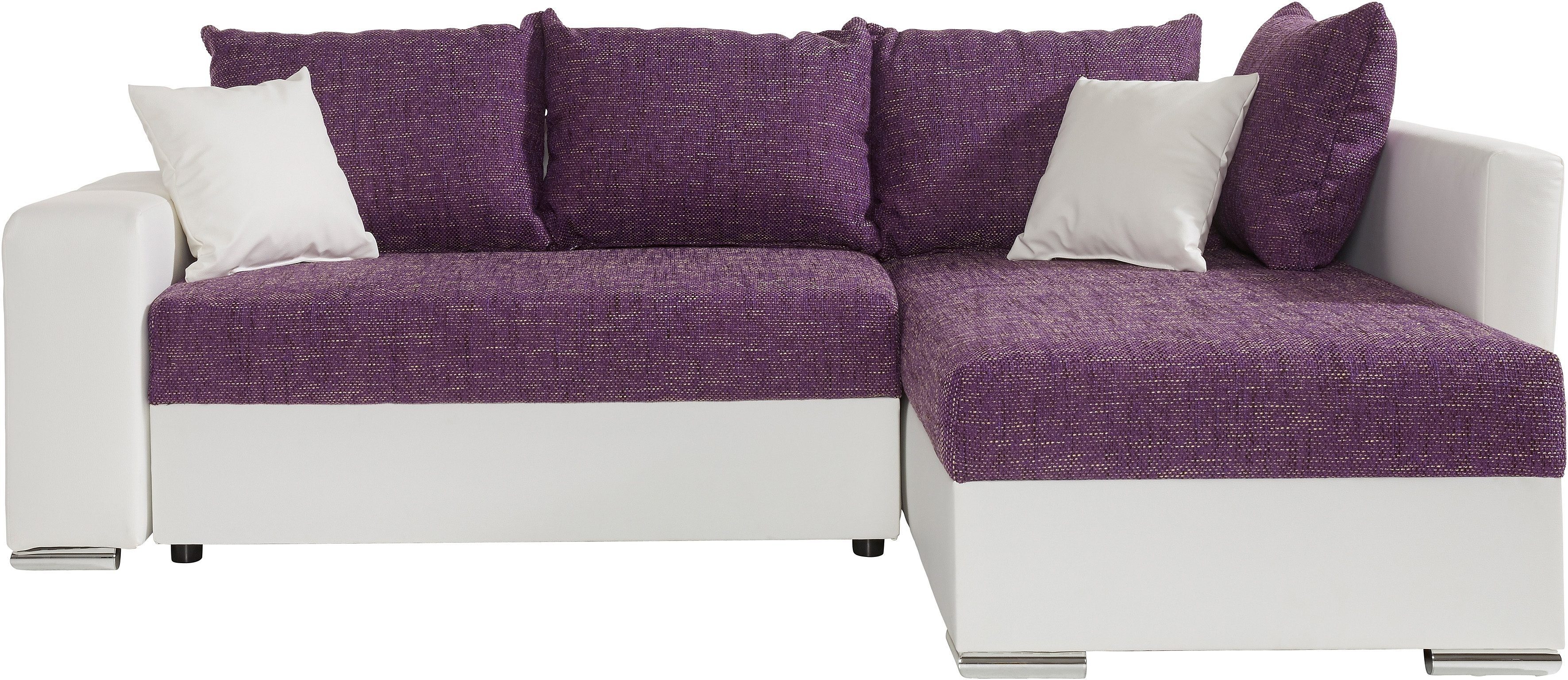 COLLECTION AB Ecksofa "John L-Form", Regalarmlehne,Bettfunktion,Bettkasten, günstig online kaufen