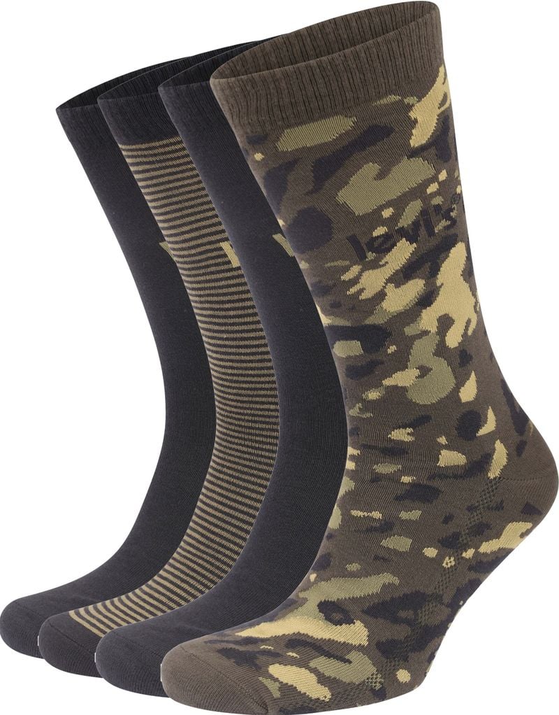 Levi's 4-Paar-Geschenkbox Socken Camo - Größe 39-42 günstig online kaufen