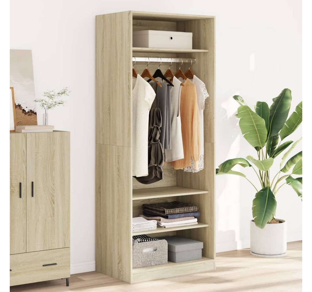 vidaXL Schrankmodule Kleiderschrank Sonoma-Eiche 80x50x200 cm Holzwerkstoff günstig online kaufen