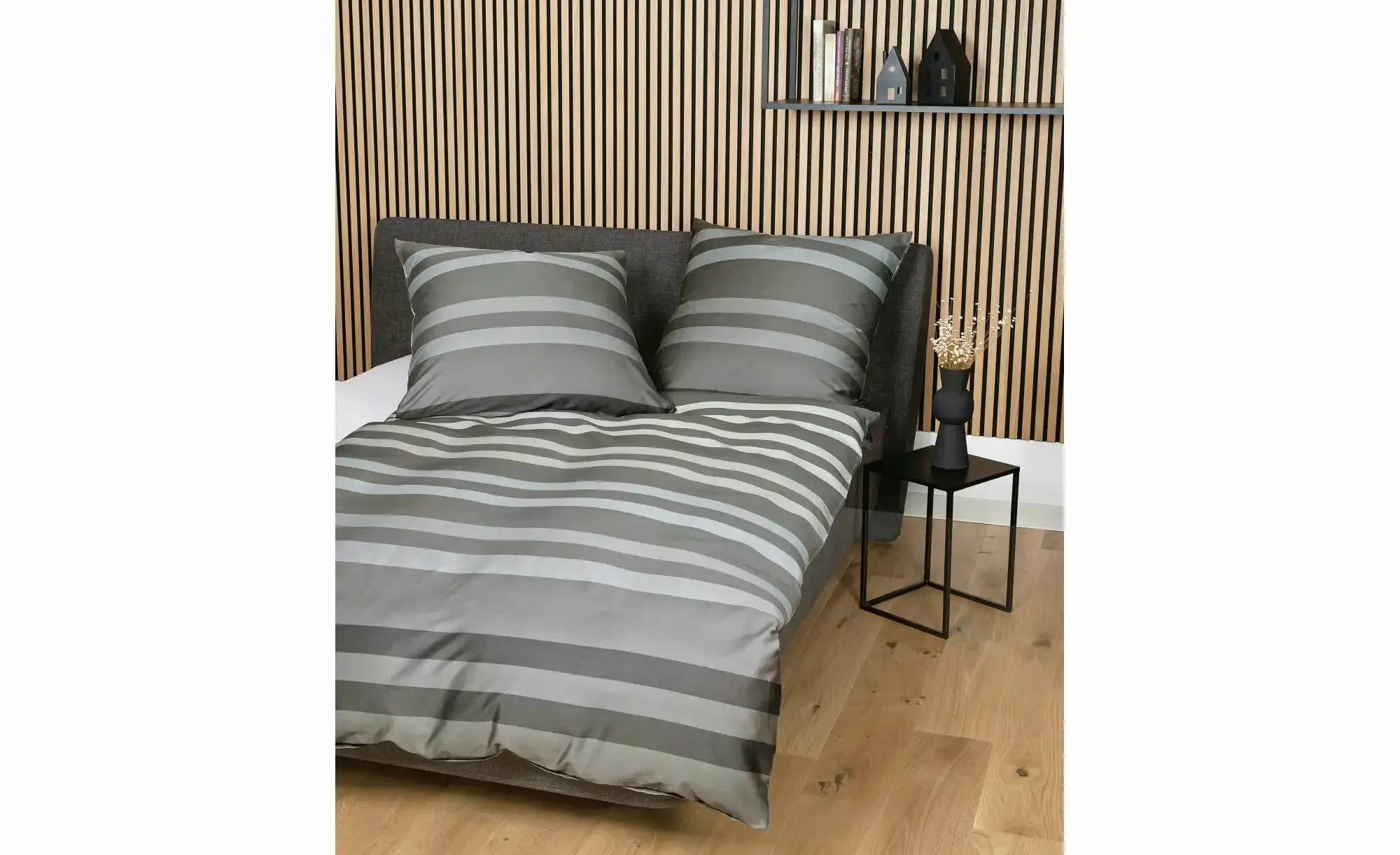 Janine Bettwäsche-Set   ¦ grau ¦ Maße (cm): B: 135 H: 3,5 Bettwaren > Bettw günstig online kaufen