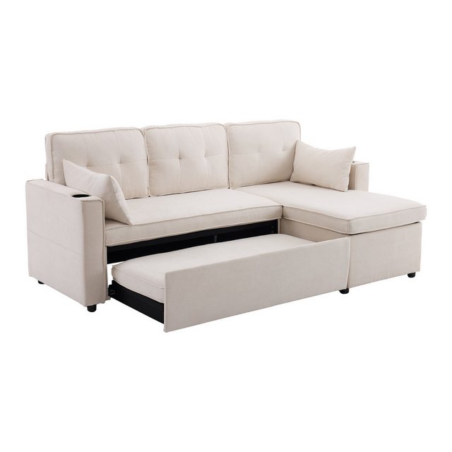 MODFU Sofa Funktionsbett,Stauraumbett,Schlafsofa, Schlafsofa mit Schlaffunk günstig online kaufen