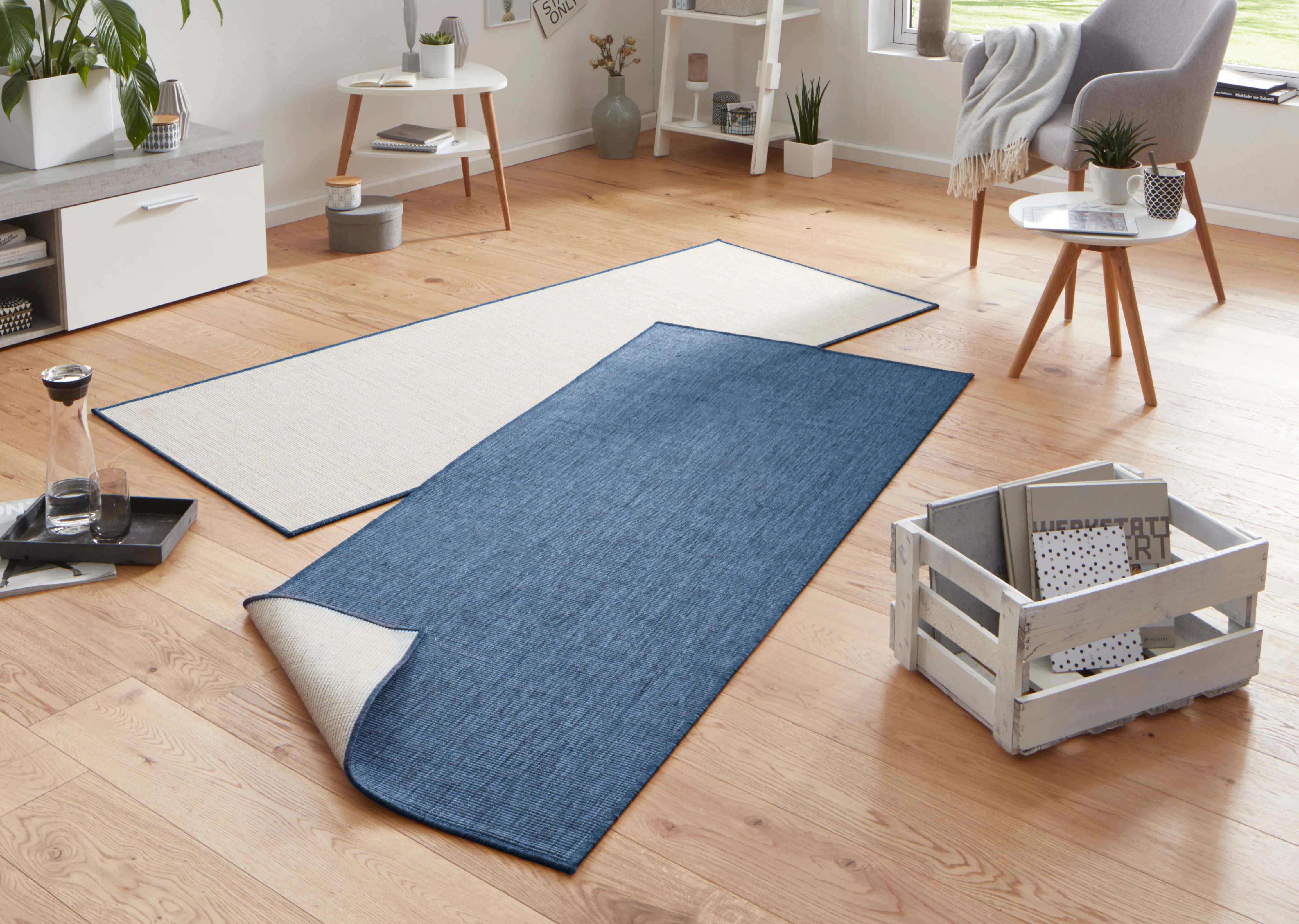 NORTHRUGS Teppich »Miami Wendeteppich«, rechteckig, 5 mm Höhe, In-& Outdoor günstig online kaufen