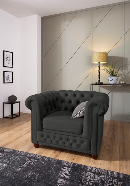 Home affaire Chesterfield-Sessel "New Castle" günstig online kaufen