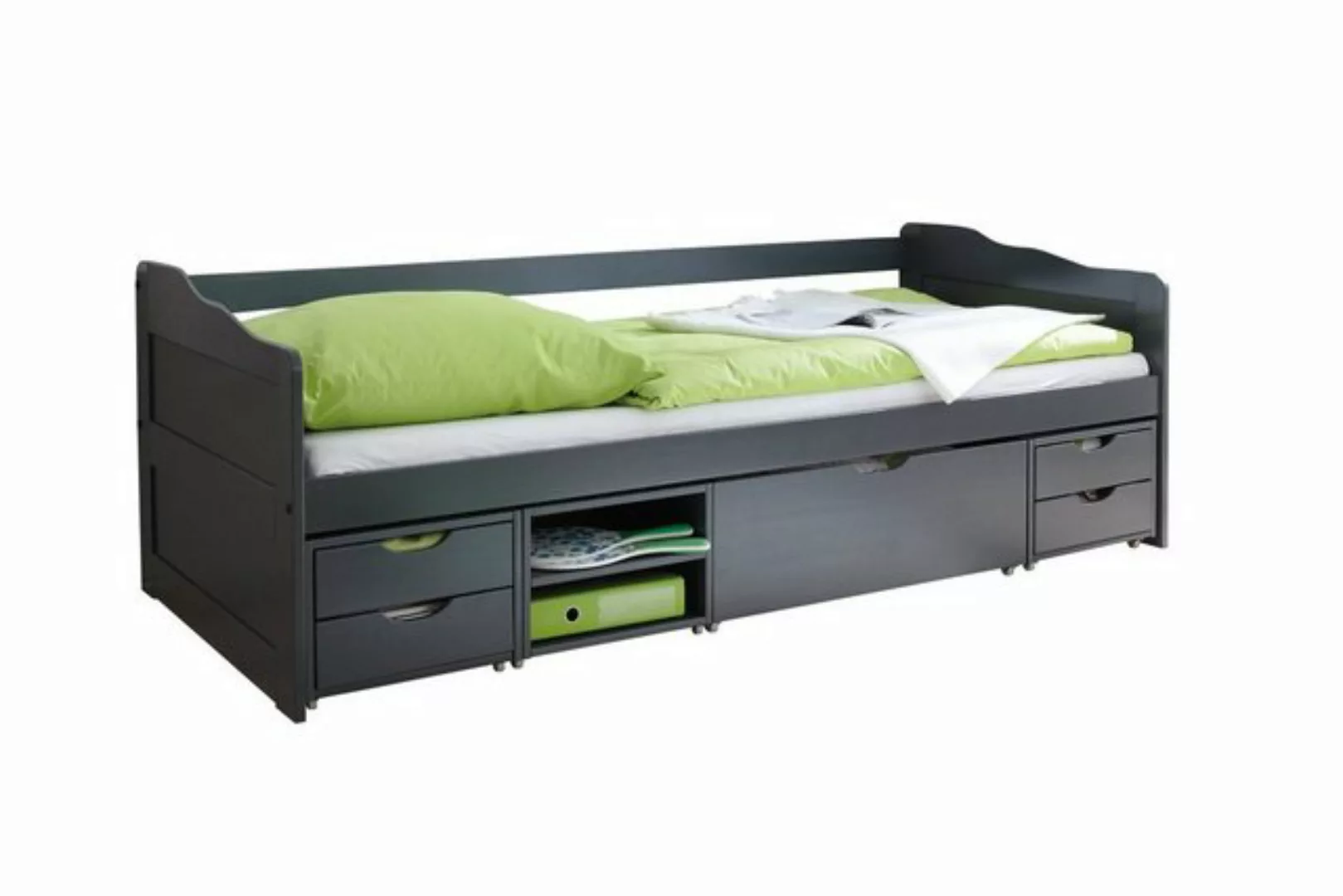 TICAA Sofabett Funktionsbett Gästebett Marlies Kiefer Grau grau Gr. 90 x 20 günstig online kaufen