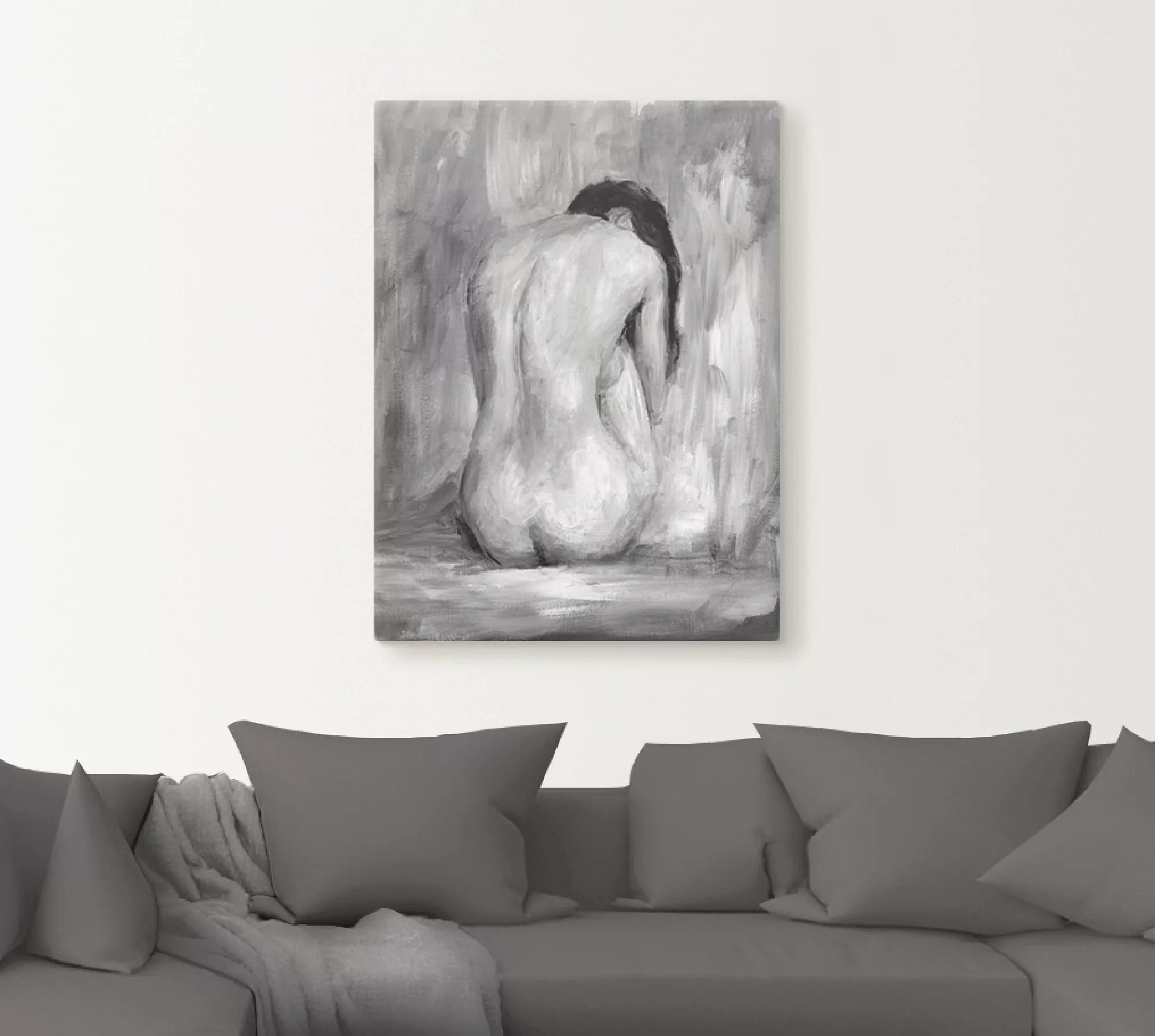 Artland Wandbild »Figur in schwarz & weiß II«, Frau, (1 St.), als Alubild, günstig online kaufen