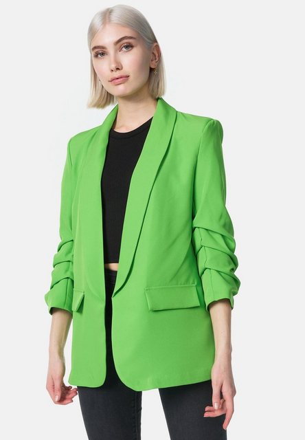 PM SELECTED Kurzblazer PM-22 (Stylischer Sakko Business Blazer Gerafften Är günstig online kaufen