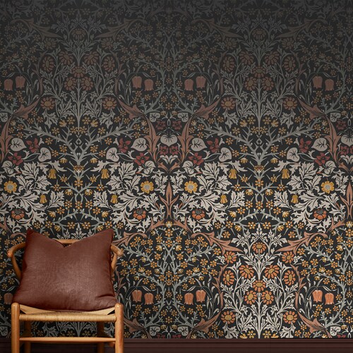 WILLIAM MORRIS AT HOME Vliestapete »Blackthorn«, Retro, 10mx52cm (ca. 5m2) günstig online kaufen