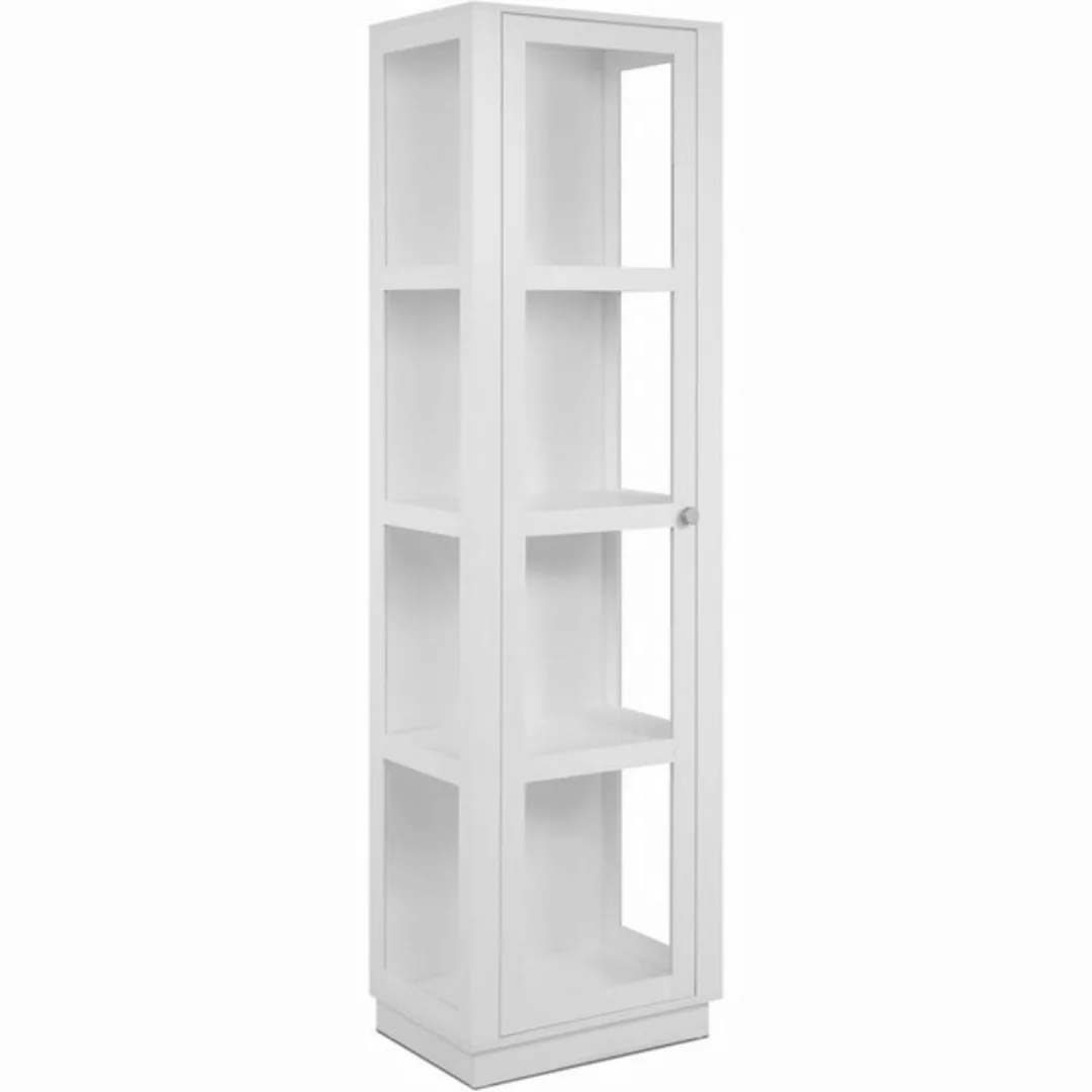 Finori Vitrine in weiß - 56x195x40cm (BxHxT) günstig online kaufen