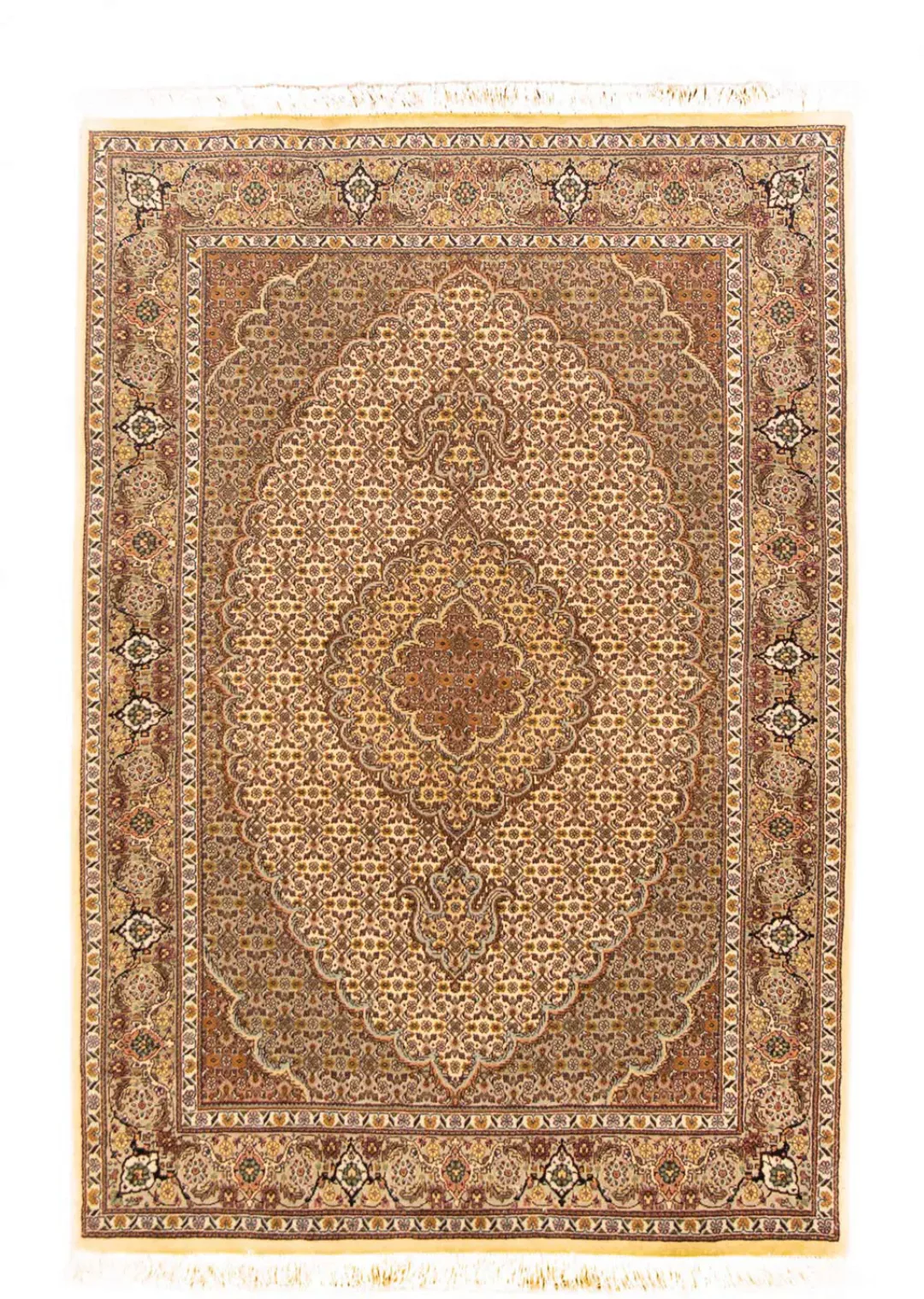 morgenland Orientteppich »Perser - Täbriz - Royal - 151 x 103 cm - beige«, günstig online kaufen