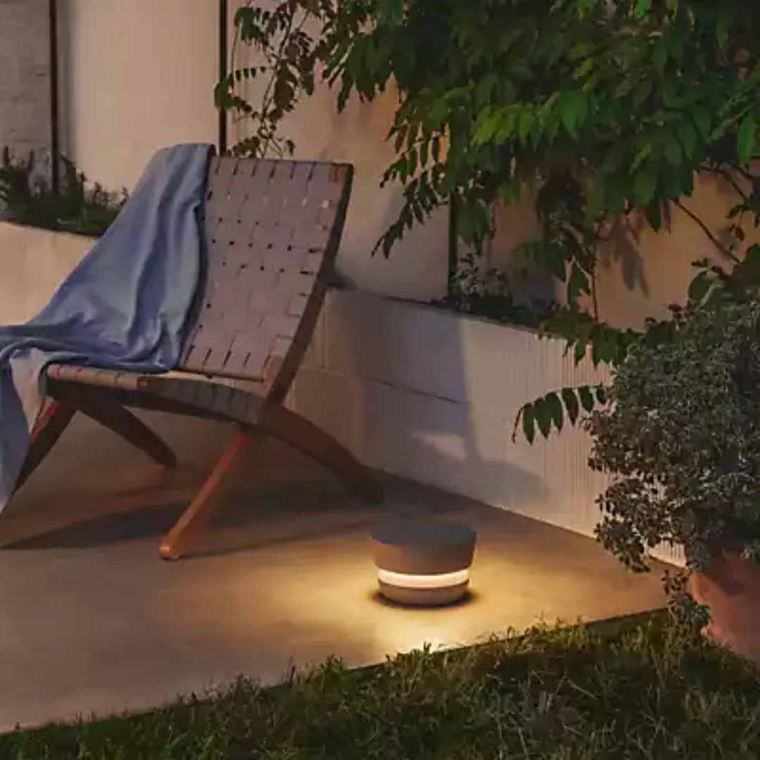 Vibia Dots Outdoor Bodenleuchte LED, grün - 20 cm - 360° - schaltbar günstig online kaufen