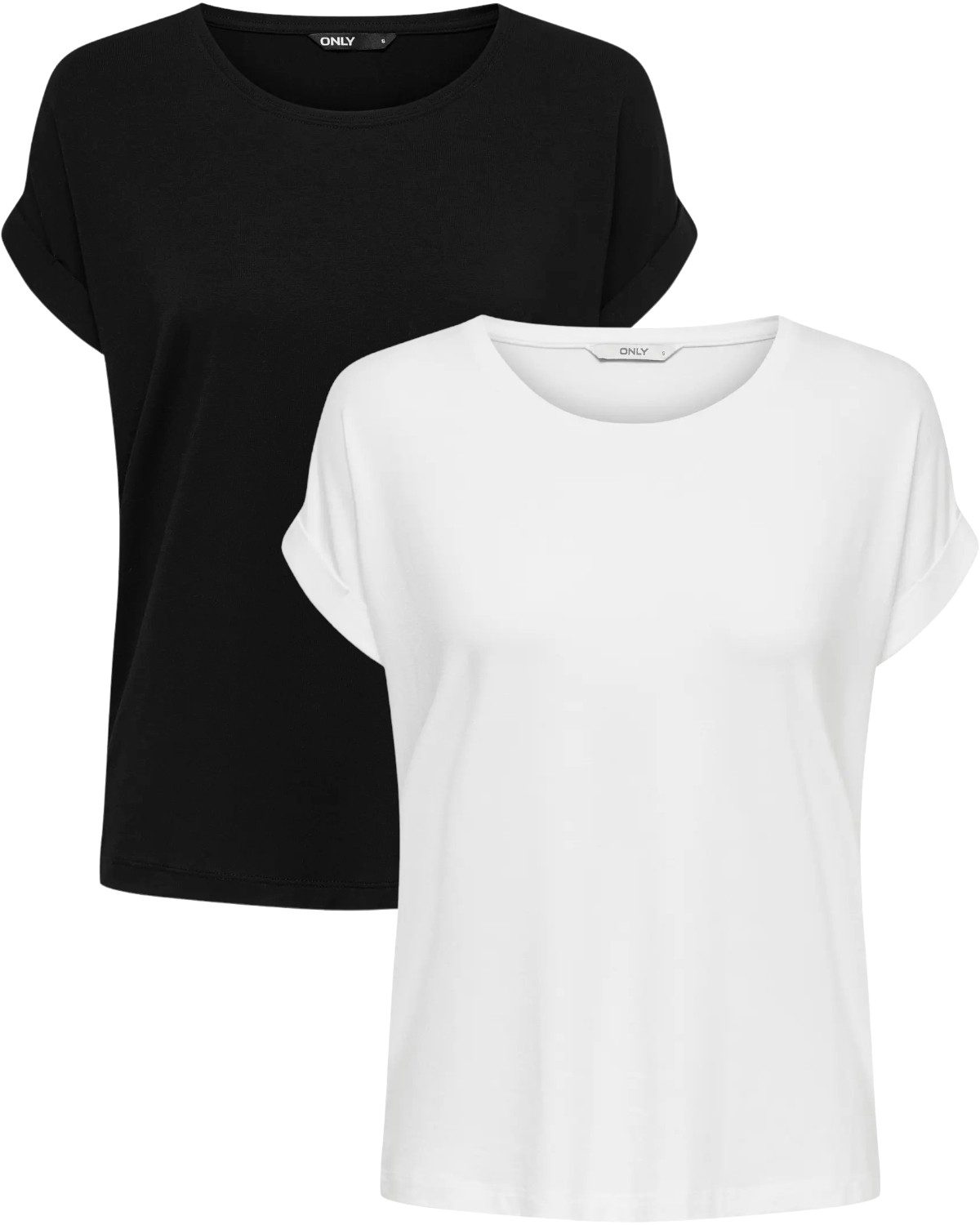 ONLY T-Shirt Stilvolles Basic Shirt mit günstig online kaufen