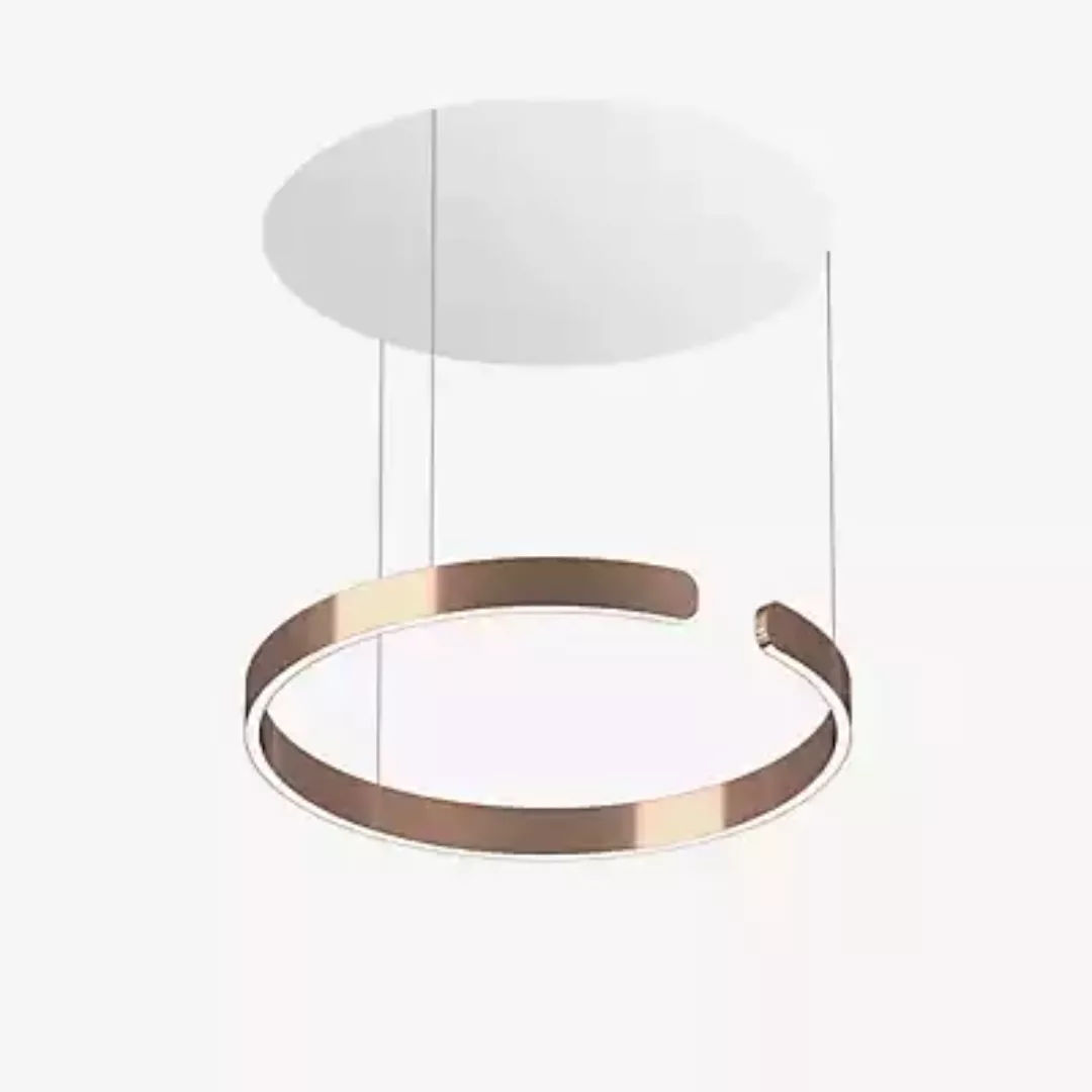 Occhio Mito Sospeso 60 Move Up Table Pendelleuchte LED, Kopf roségold/Balda günstig online kaufen