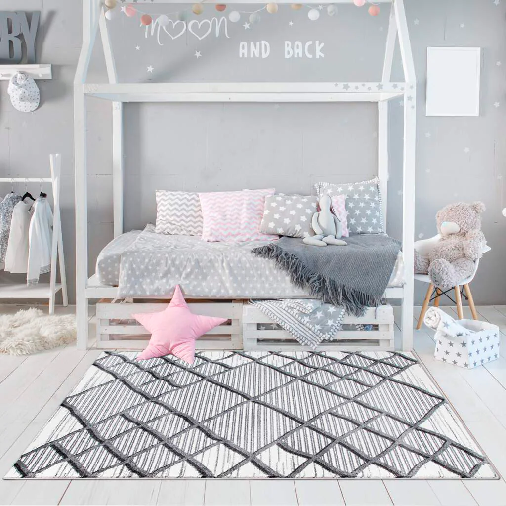 Carpet City Teppich »YOUNG965«, rechteckig, 11 mm Höhe, Moderner Jugend- Ki günstig online kaufen