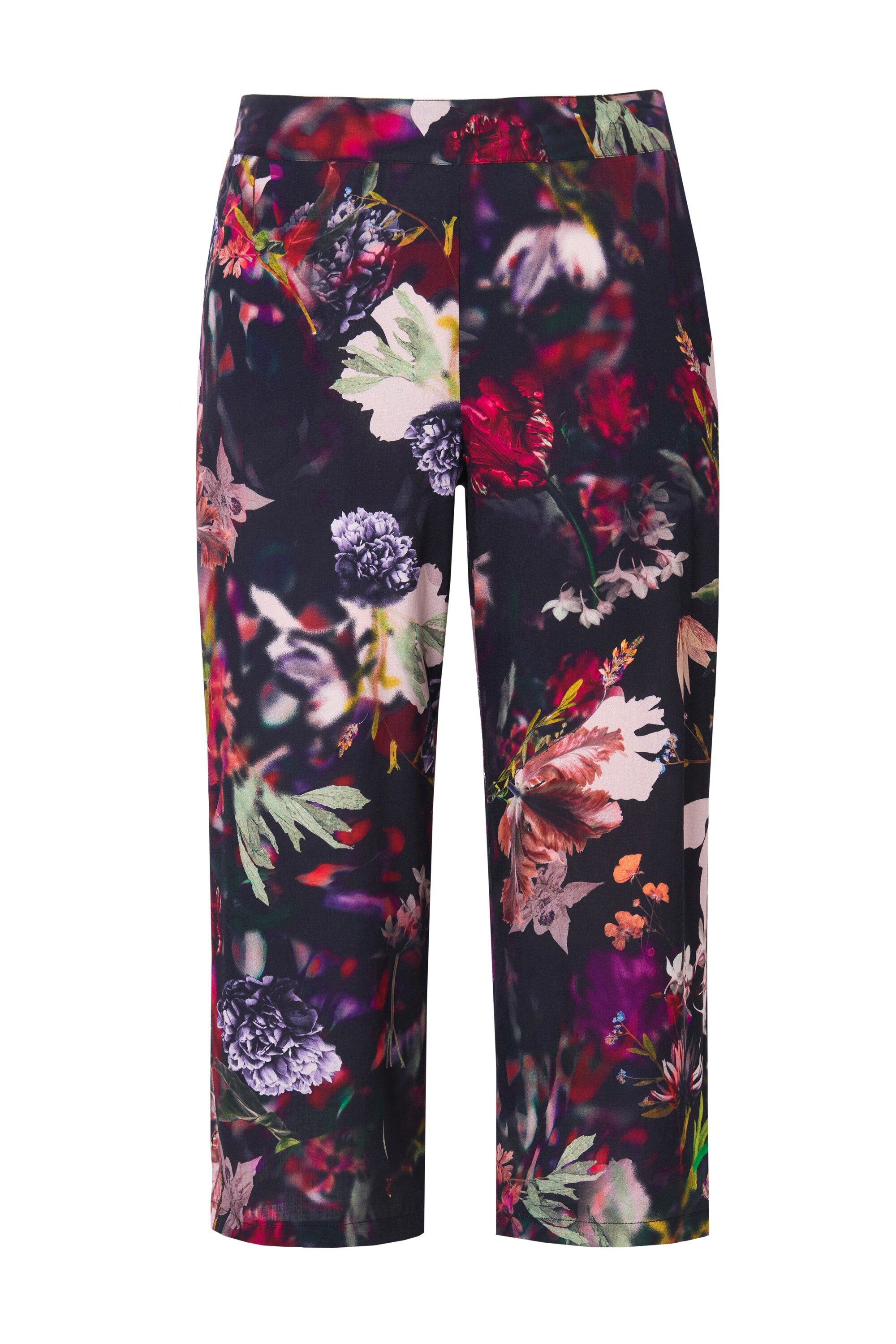 MIAMODA Schlupfhose Culotte Wide Legs Alloverdruck günstig online kaufen