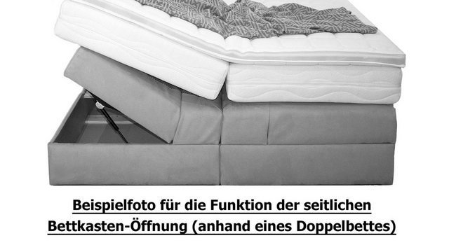 PAARA Boxspringbett Dubai mit Bettkasten Kopfteil Fußteil Stauraum, inkl. M günstig online kaufen