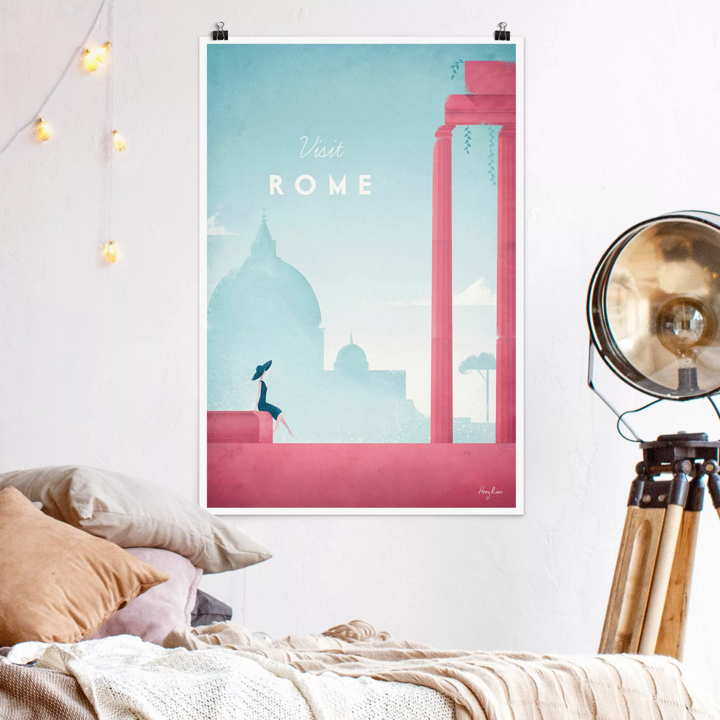 Poster Architektur & Skyline - Hochformat Reiseposter - Rom günstig online kaufen