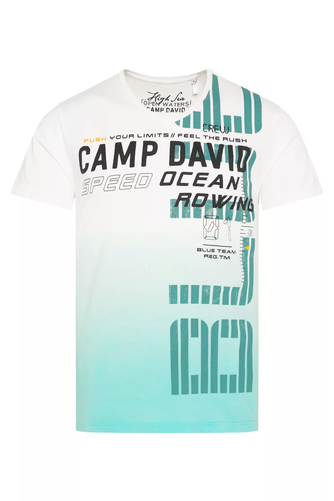 CAMP DAVID V-Shirt, mit maskulinem V-Ausschnitt günstig online kaufen