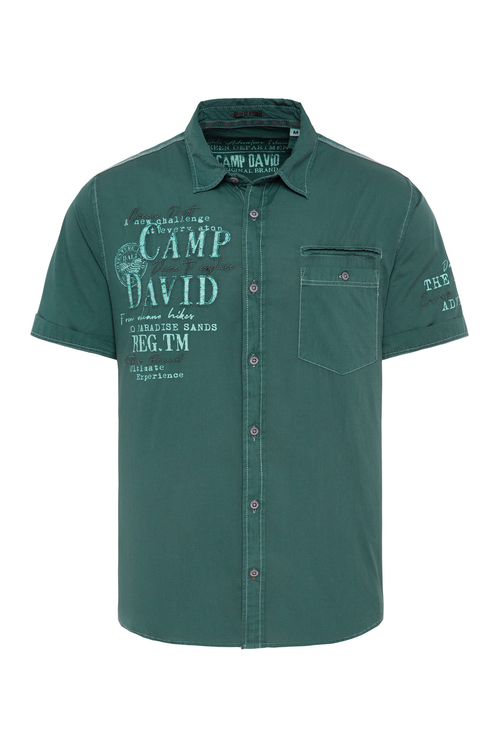 CAMP DAVID Kurzarmhemd, aus Baumwolle günstig online kaufen