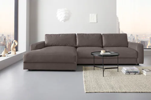 Places of Style Ecksofa "Bloomfield, L-Form", extra tiefe Sitzfläche, wahlw günstig online kaufen