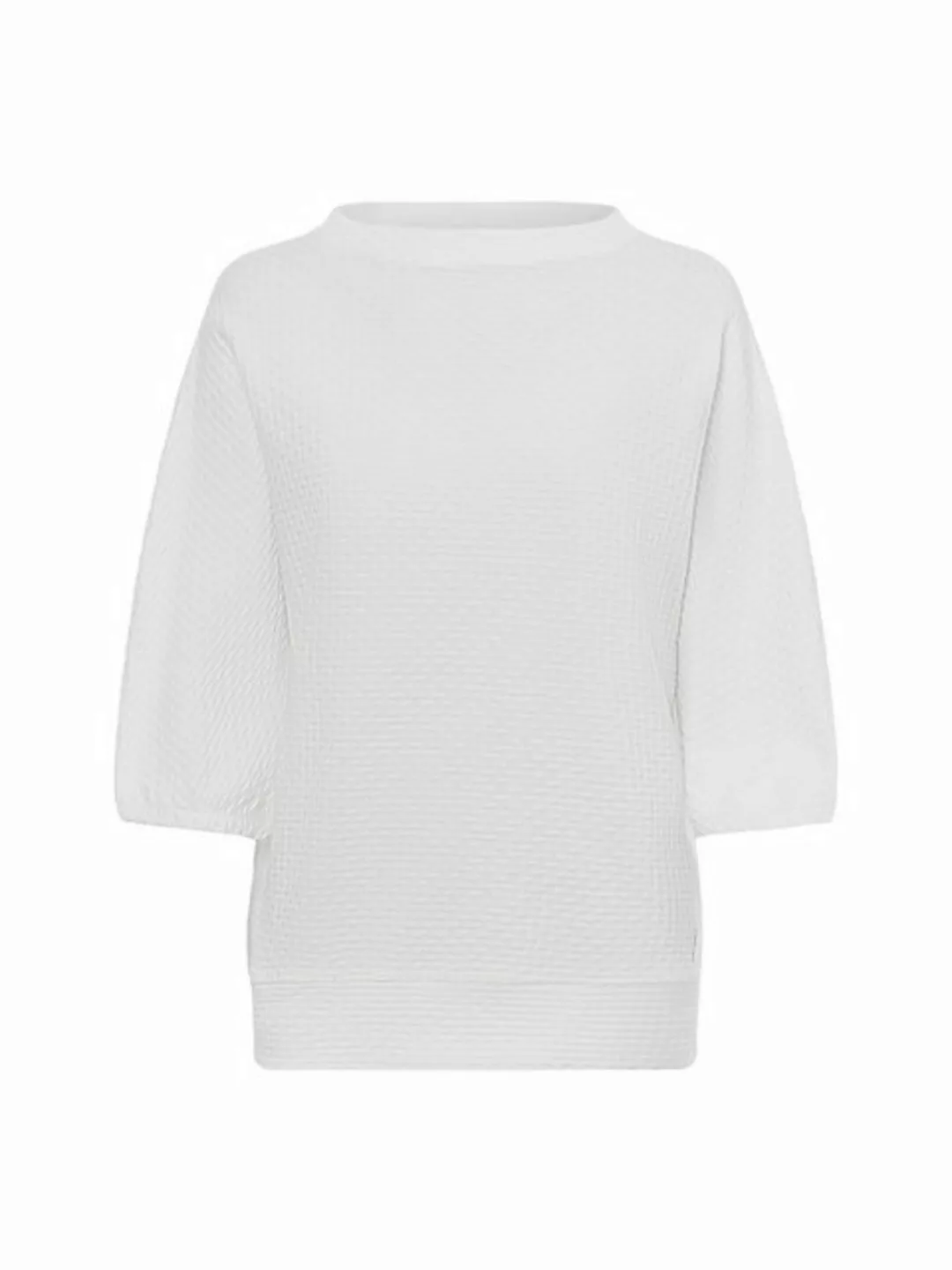 comma casual identity 3/4-Arm-Shirt Strukturiertes Shirt mit Fledermausärme günstig online kaufen