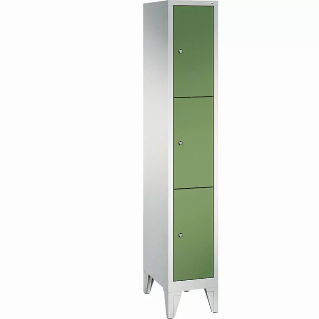 C+P Garderobenschrank Breite: 320 mm x Tiefe: 500 mm x Höhe: 1850 mm lichtg günstig online kaufen