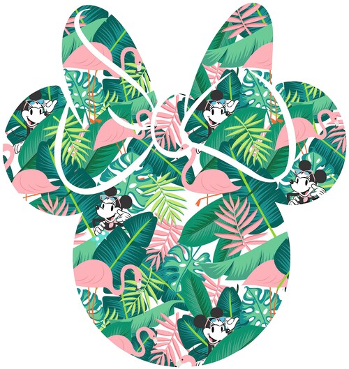 Komar Vliestapete »Vlies selbstklebend - Minnie Head Tropical - Größe 125 x günstig online kaufen