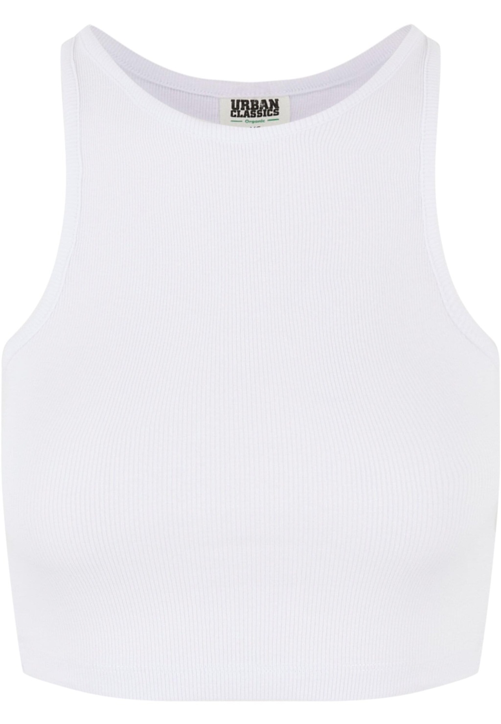 URBAN CLASSICS Muskelshirt "Urban Classics Ladies Organic Cropped Rib Top 2 günstig online kaufen