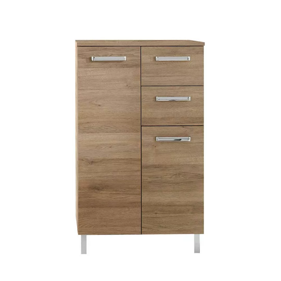 Midischrank Badschrank in modernem Design - Eiche San Remo günstig online kaufen